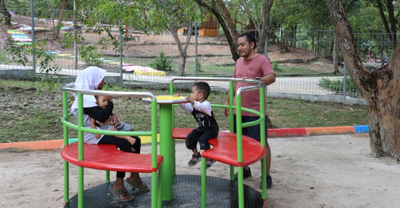 Arena Bermain Anak Bertambah Lagi di Taman Rusa Sekupang