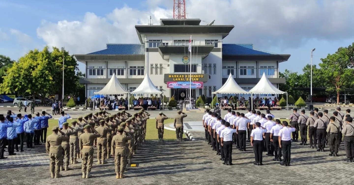 Upacara 17 Hari Bulan, Pemerintah Apresiasi Dukungan Forkopimda dalam Pembagunan Batam