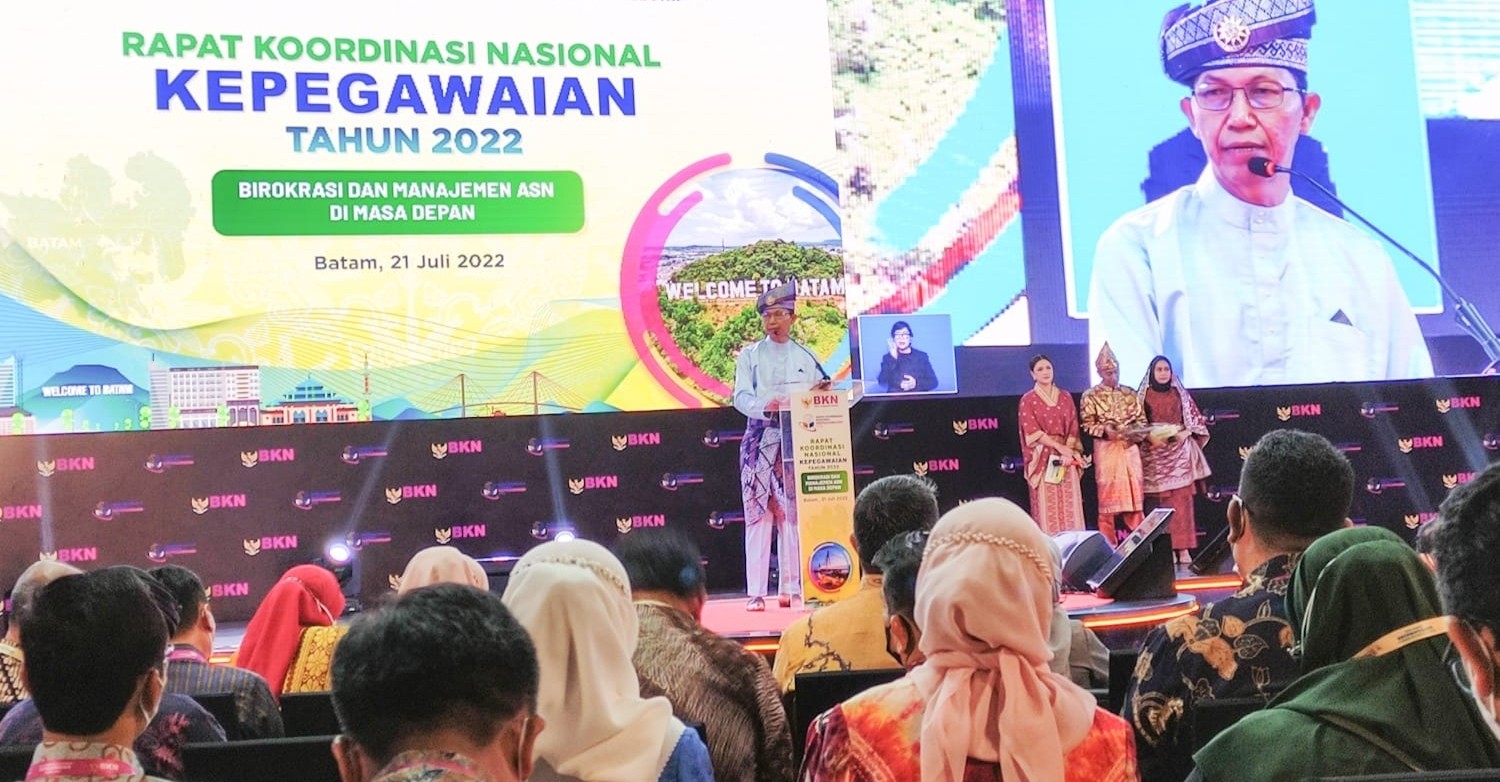 Rakernas Kepegawaian 2022, Amsakar: Percepatan Pembangunan Tak Lepas Kinerja ASN
