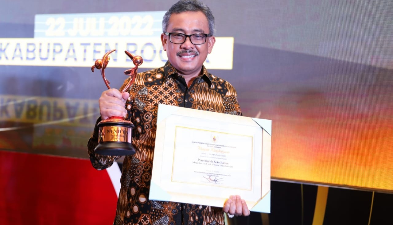 Kota Batam Kembali Dapat Penghargaan dari Kementerian PPPA sebagai Predikat Nindya