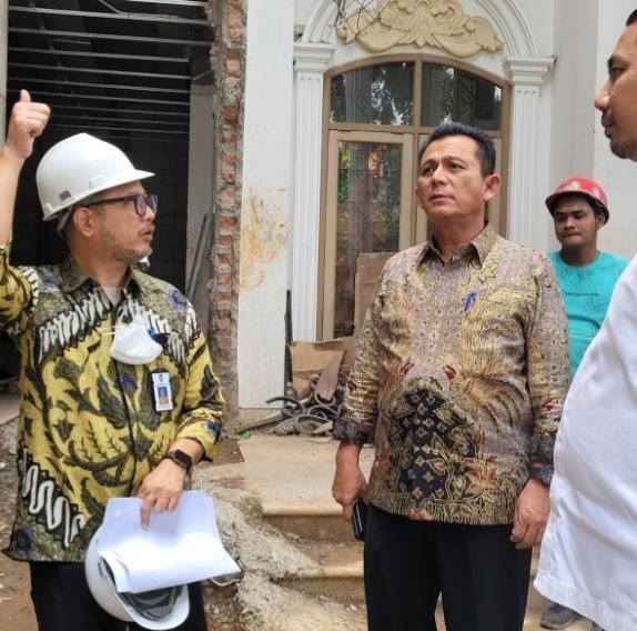 Ansar Tinjau Progres Renovasi Rumah Singgah di Jakarta 