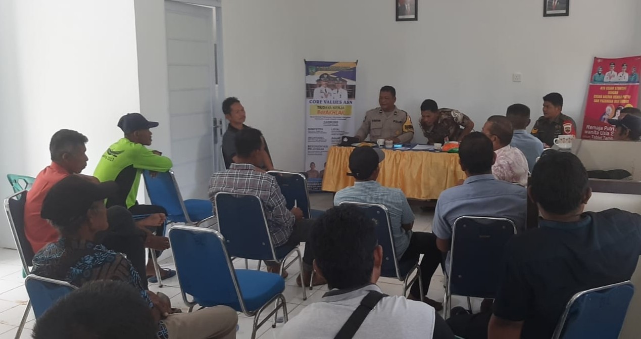 Antisipasi Gangguan Kamtibmas, Polisi Lakukan Pengamanan Pemilihan Perangkat LPM di Bulang