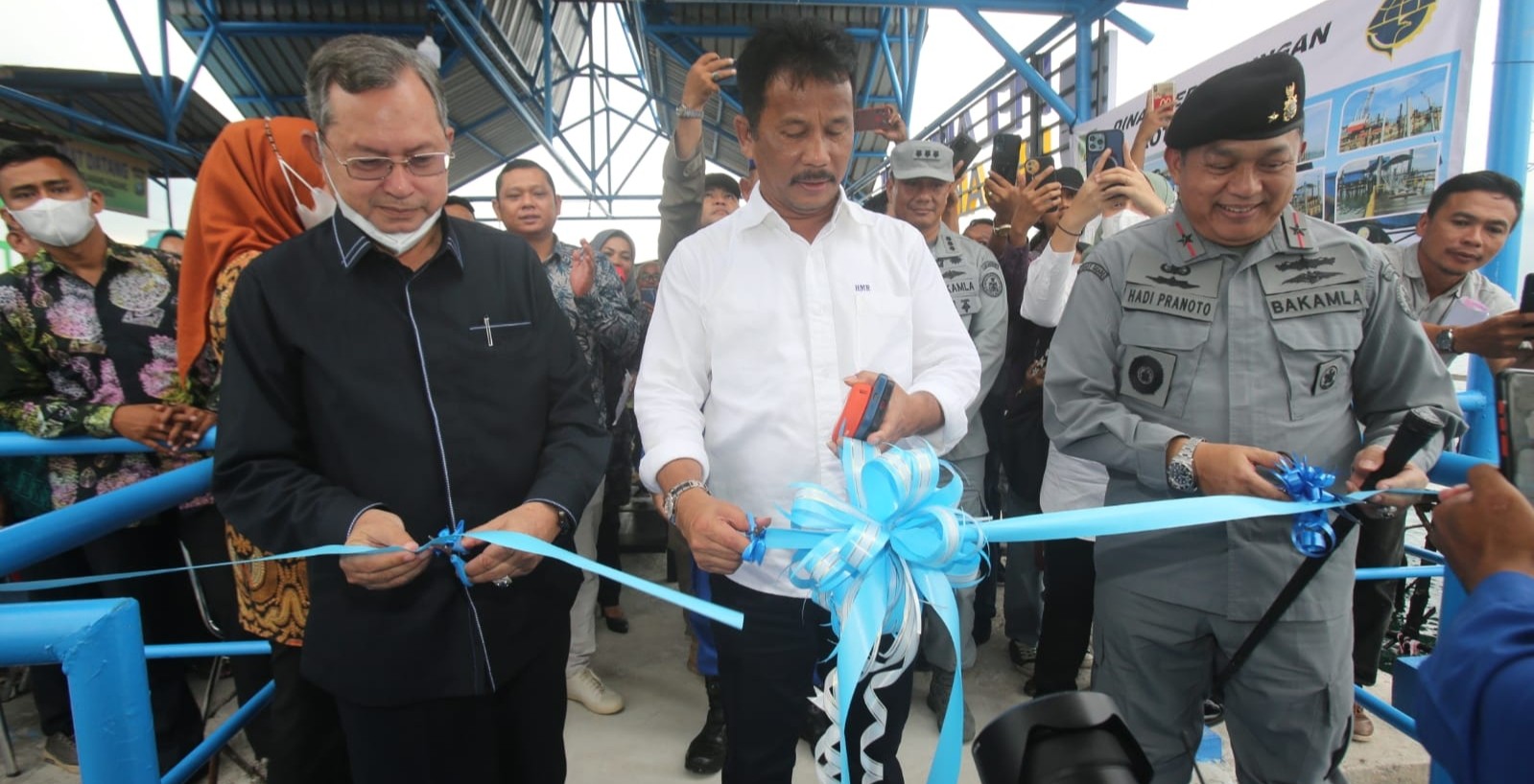 Wali Kota Rudi Resmikan Pelabuhan di Belakangpadang