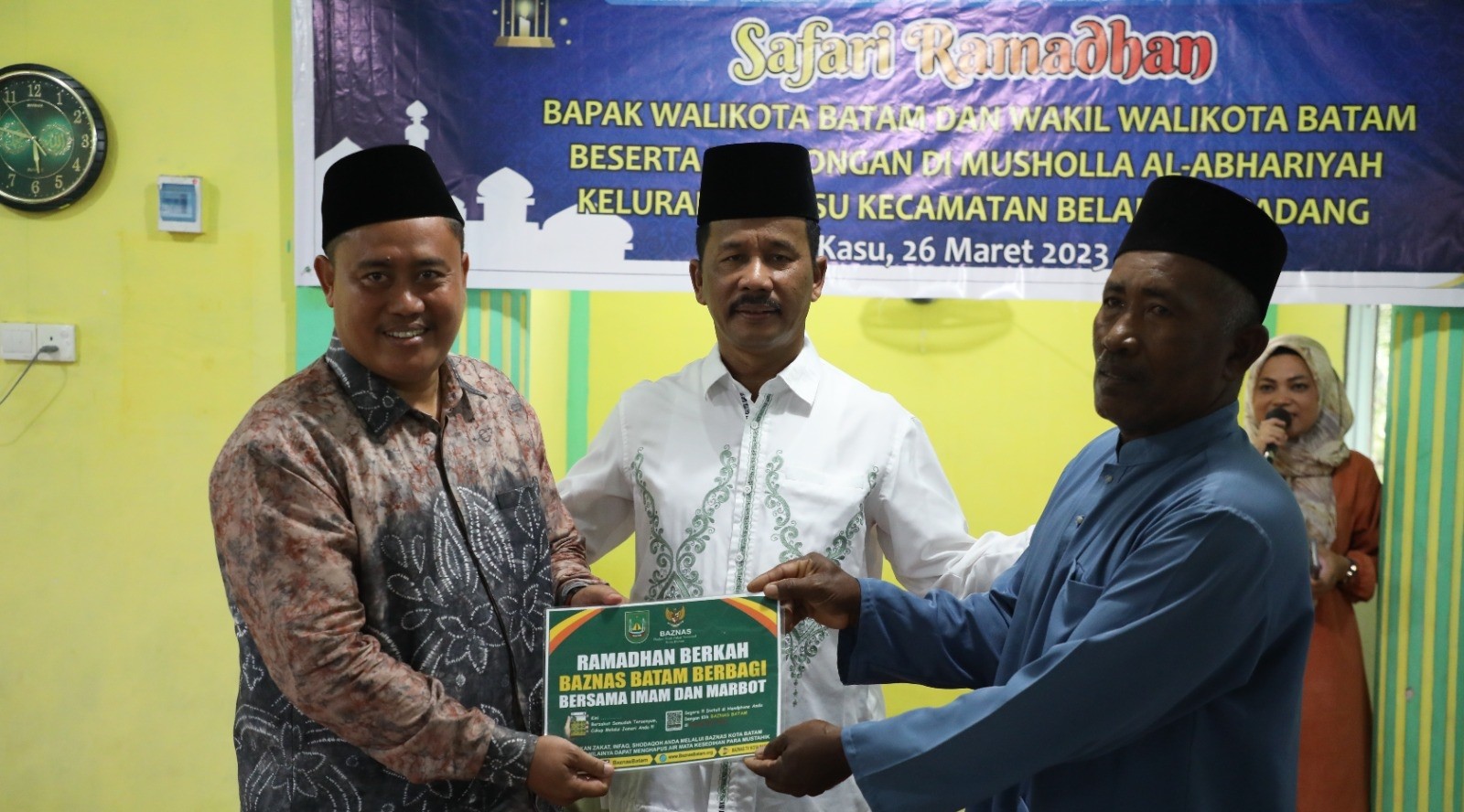 Safari Ramadan di Kelurahan Kasu, Rudi Ajak Masyarakat Dukung Pembangunan di Batam