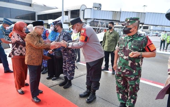 Kapolda Tabana Bangun Sambut Kunjungan Wapres RI ke Provinsi Kepri