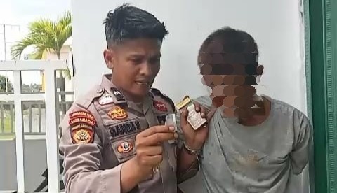 Ditangkap Curi Besi Tiang Tenda Jualan, Warga Bengkong Palapa Ternyata Juga Bawa Sabu