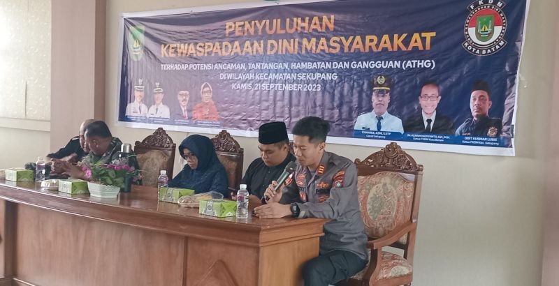 Polsek Sekupang Perkuat Kewaspadaan Dini Antisipasi ATHG di Daerah