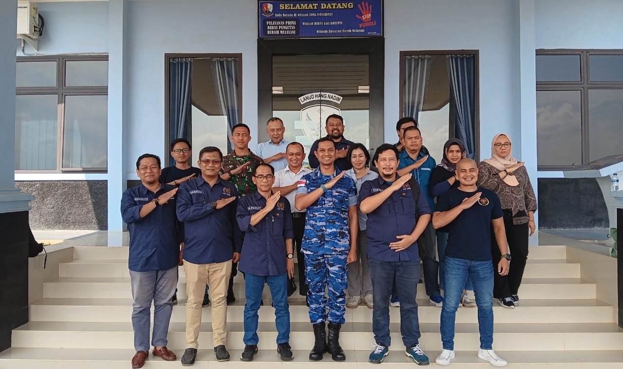 Silaturahmi PWI Kepri, Danlanud Hang Nadim Beberkan Pengalamannya selama Berdinas di TNI AU