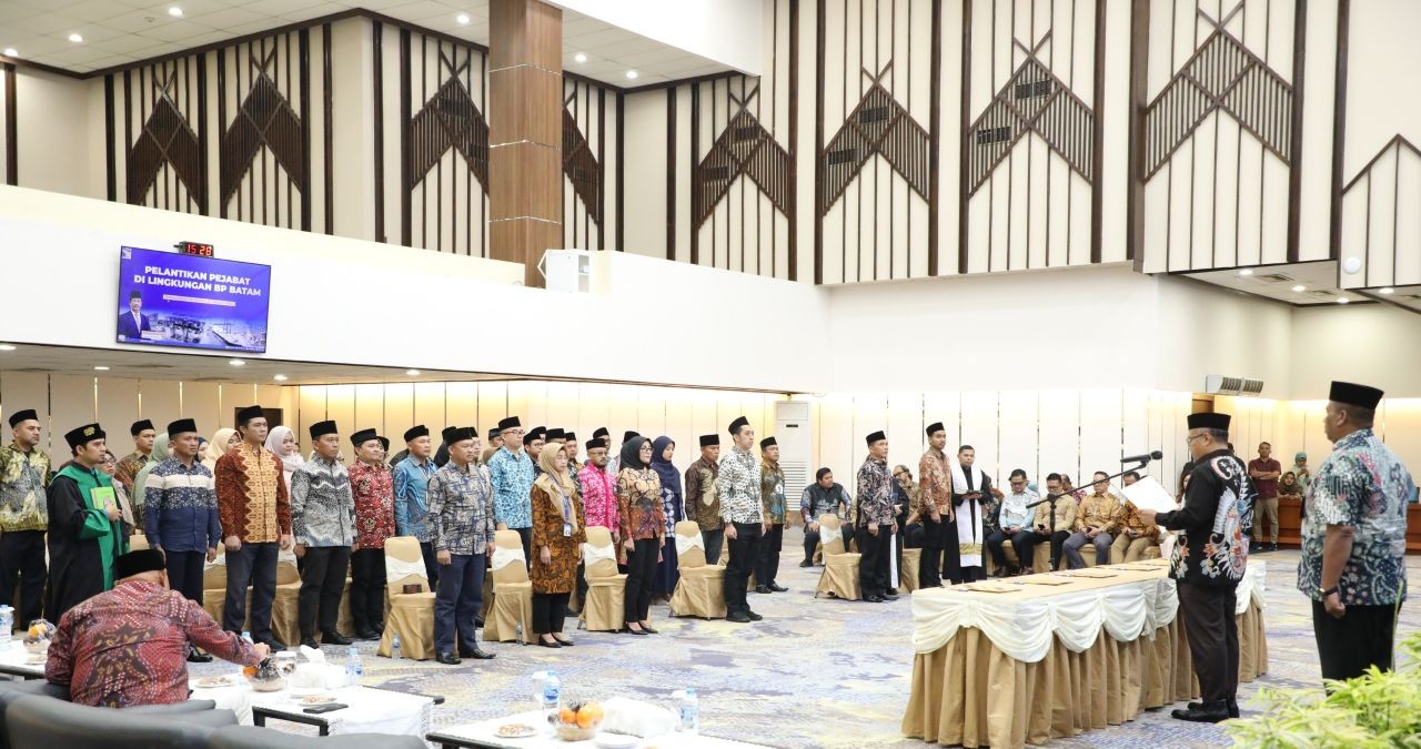 Lanjutkan Estafet Tugas, 46 Pejabat Struktural di BP Batam Dilantik