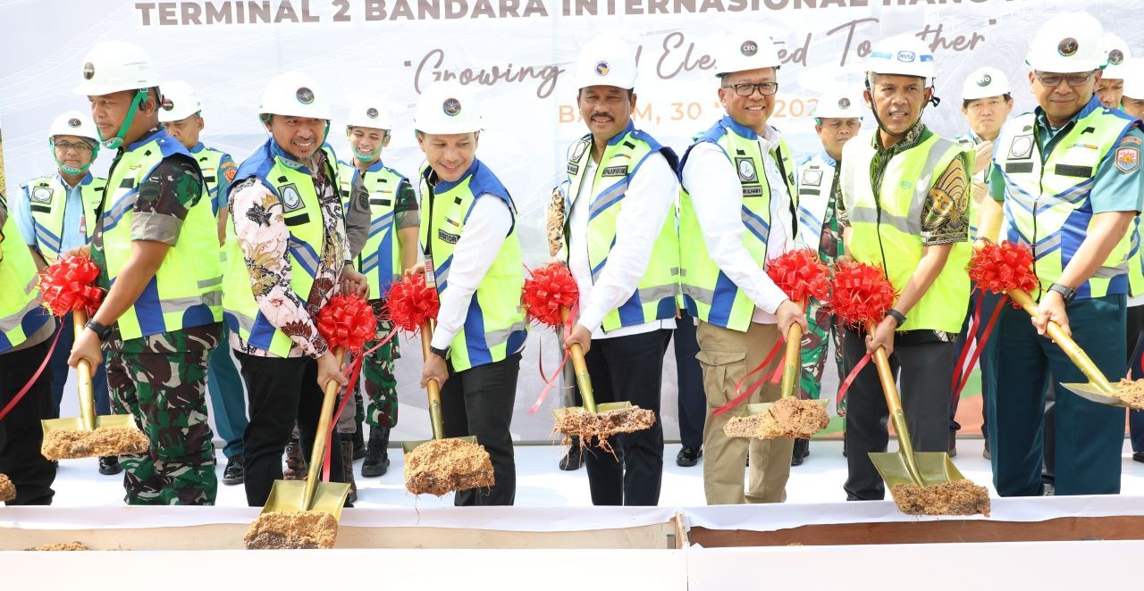 Terminal II Bandara Internasional Hang Nadim Resmi Dibangun, Target Selesai 2026