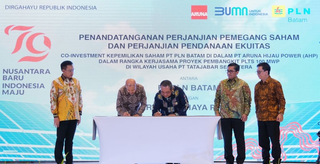 Berkolaborasi dengan PT Aruna, PLN Batam Bakal Kelola PLTS Ground Mounted Terbesar di Indonesia