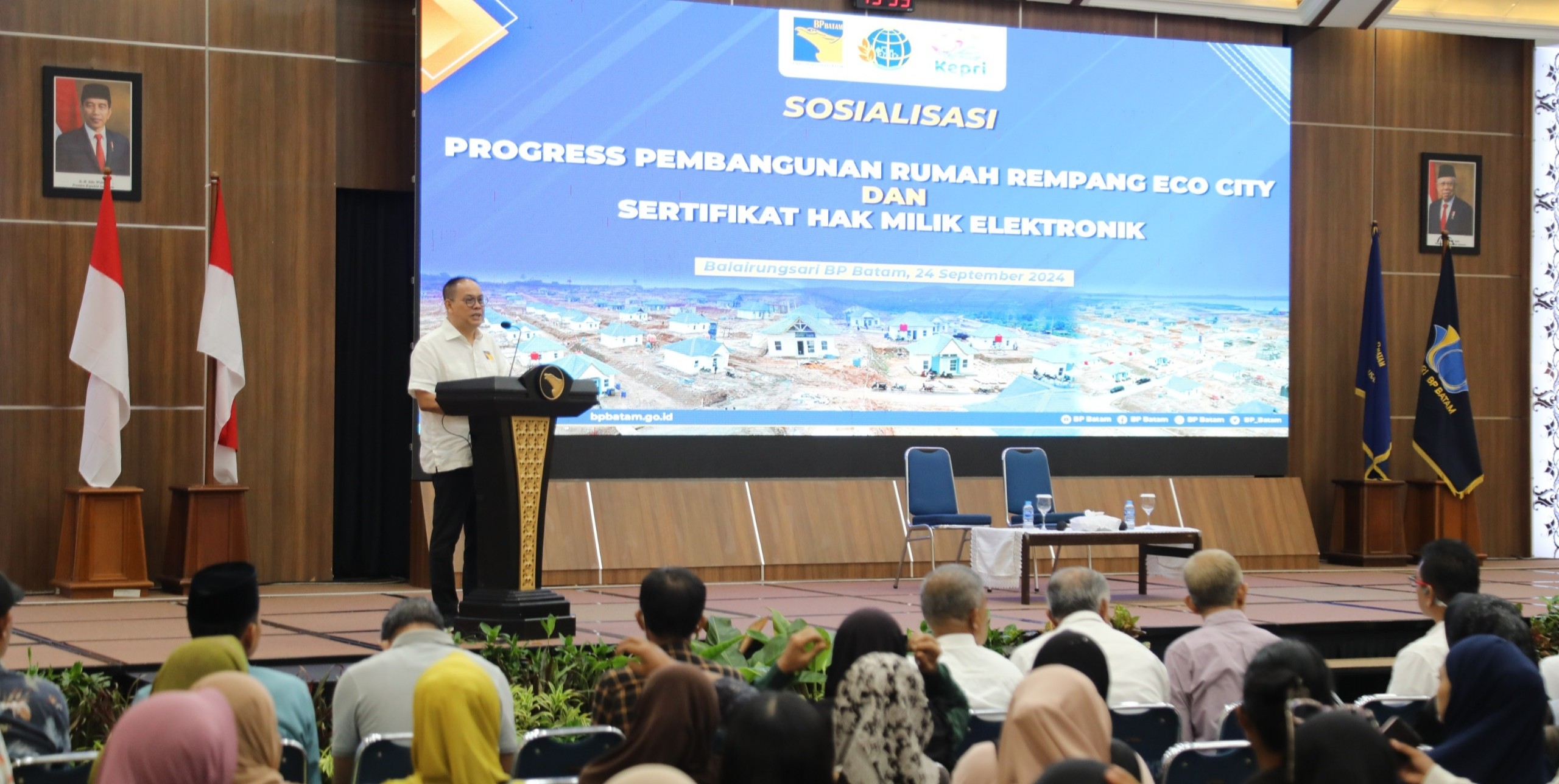 BP-BPN Batam Sosialisasikan Progress Rumah dan Sertifikat Hak Milik Elektronik Rempang Eco-City