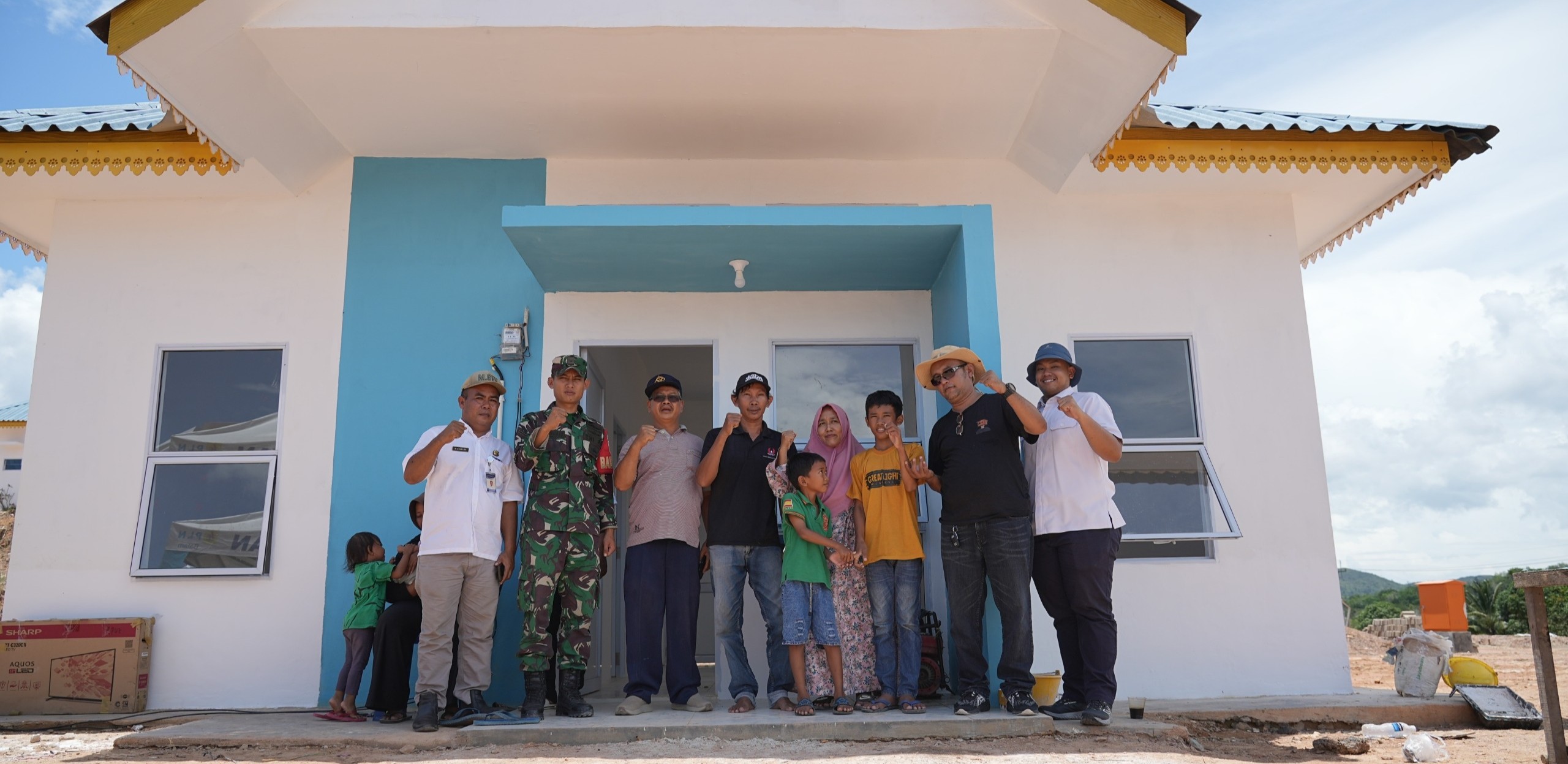Update Hunian Tetap Rempang Eco-City: 4 KK Telah Menempati Rumah Baru Tanjung Banun