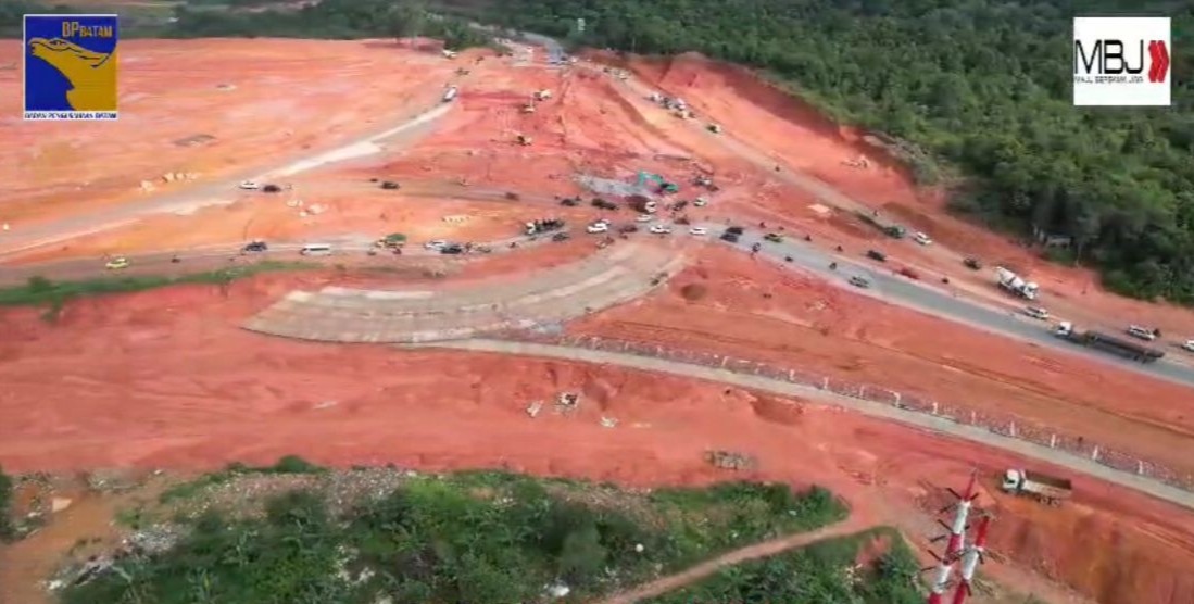 Progres Mencapai 76 Persen, Bundaran Punggur akan Selesai Desember 2024