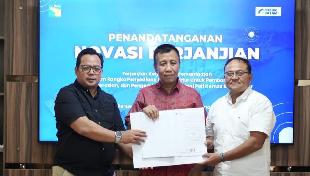 BP Batam Tandatangani Novasi Perjanjian Pengelolaan Terminal Peti Kemas Batu Ampar