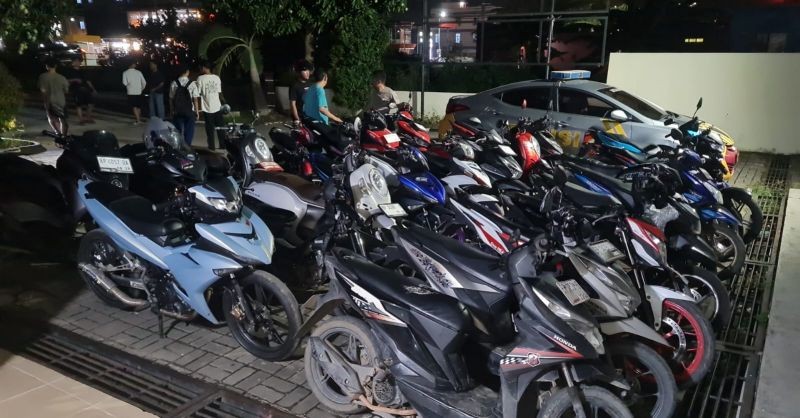 Polsek Bengkong Gerebek Arena Balap Liar usai Respon Cepat Aduan Masyarakat