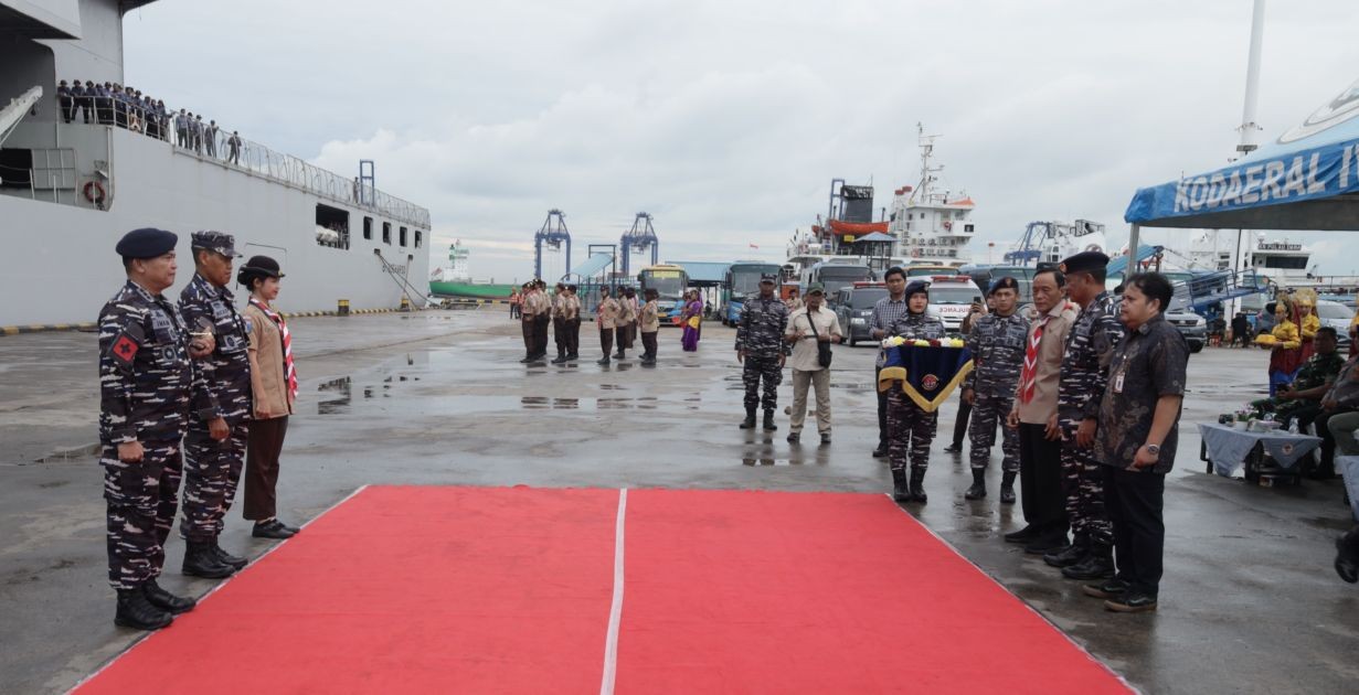 Kodaeral IV Batam Sambut Kedatangan Peserta PPKM 2025