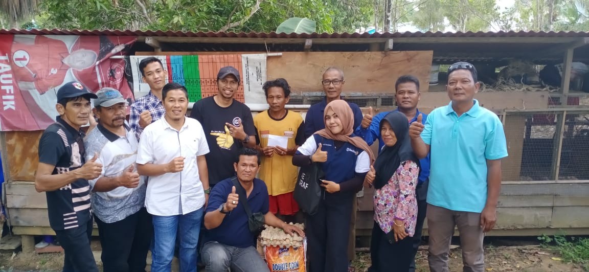 PWI Kepulauan Anambas Peduli, Berikan Bantuan Sembako