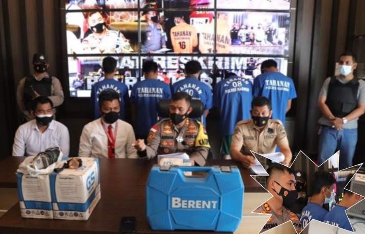 Terekam CCTv, Reskrim Polres Karimun Ringkus Pencuri di PT Shaftindo Pratama