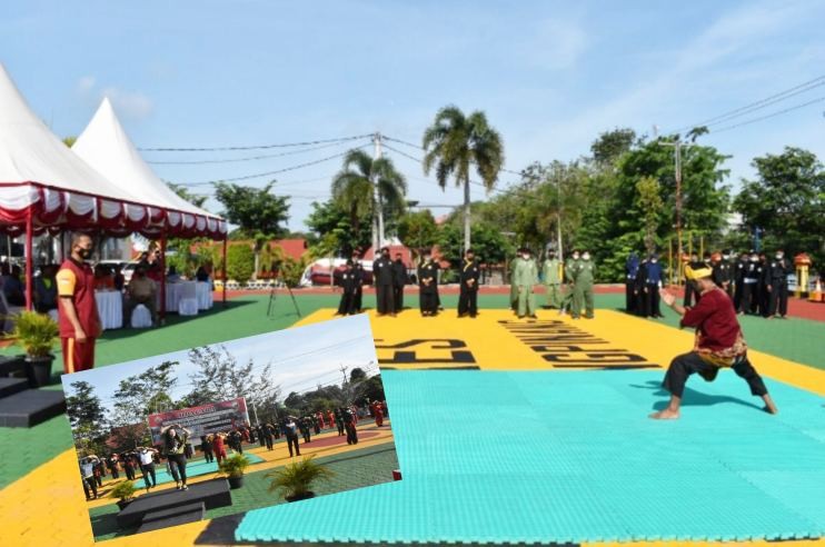 Polres Tanjungpinang Gelar Kejuaraan Pencak Silat Binaan TNI-Polri dan Olahraga Bersama