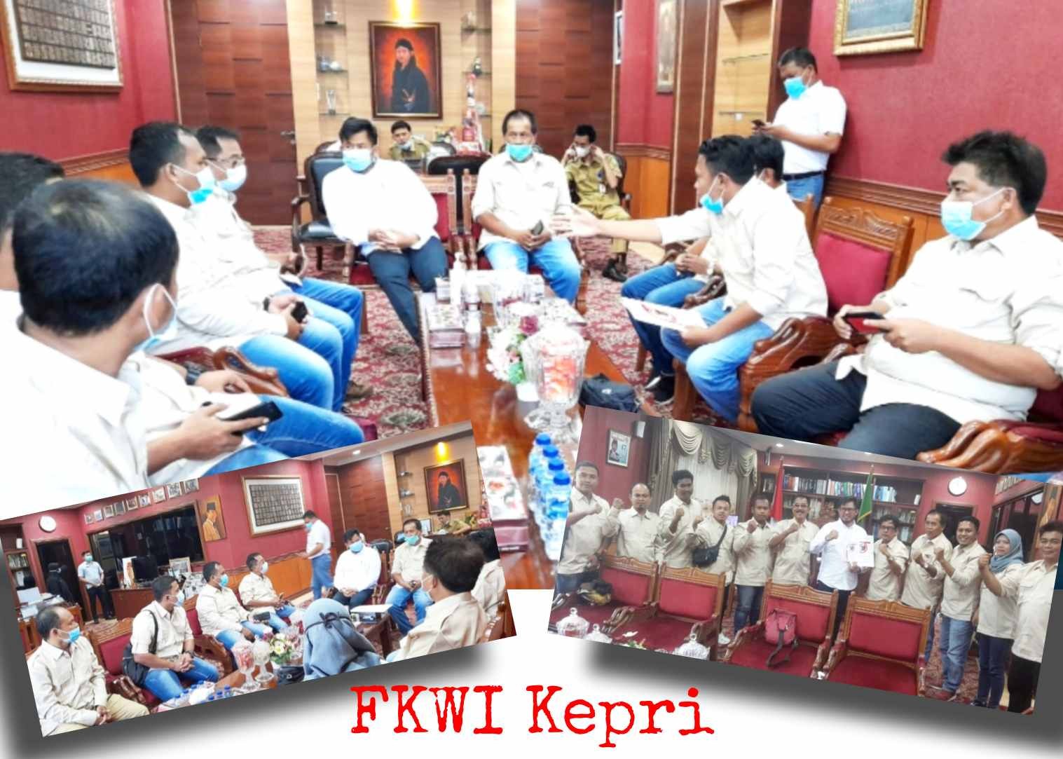 FKWI Kepri Audiensi ke DPRD Batam Jelang Pengukuhan Pengurus