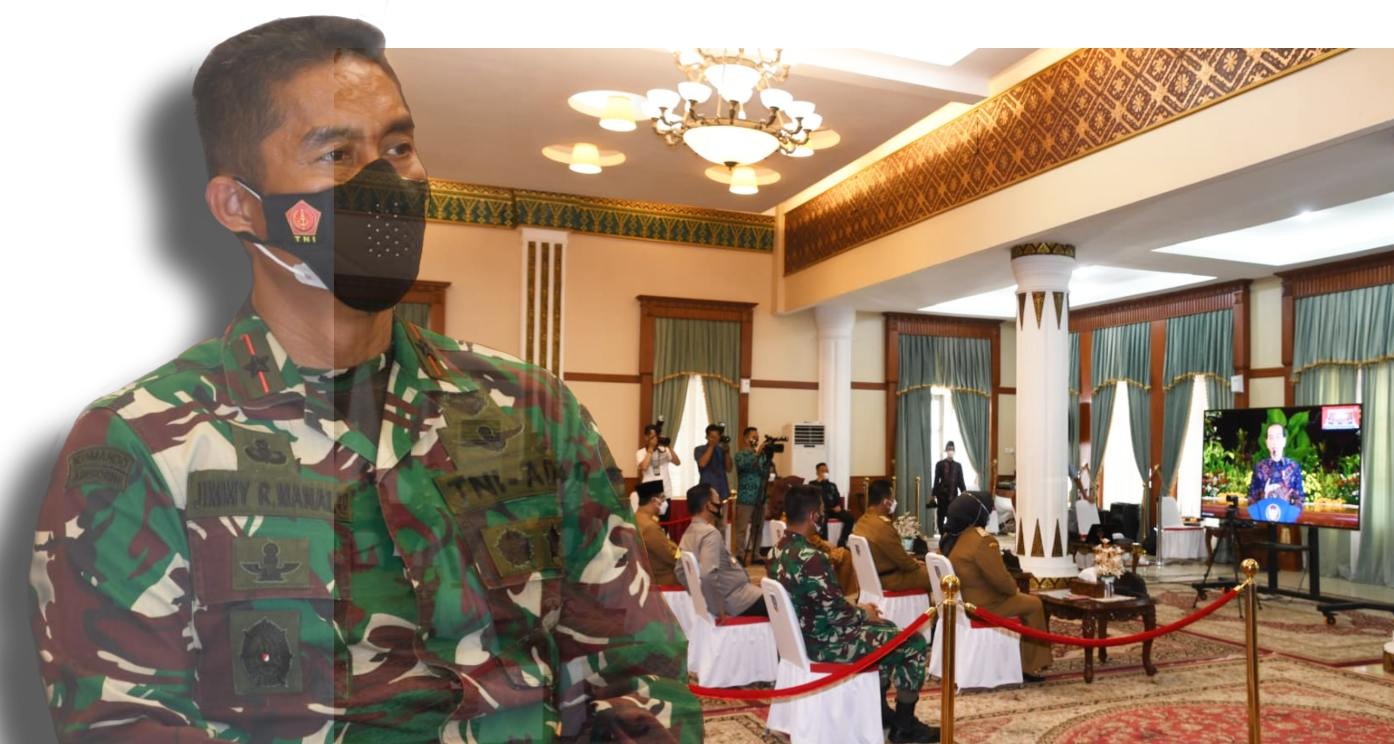 Danrem 033 WP Ikuti Rakor Hasil Pilkada Tahun 2020