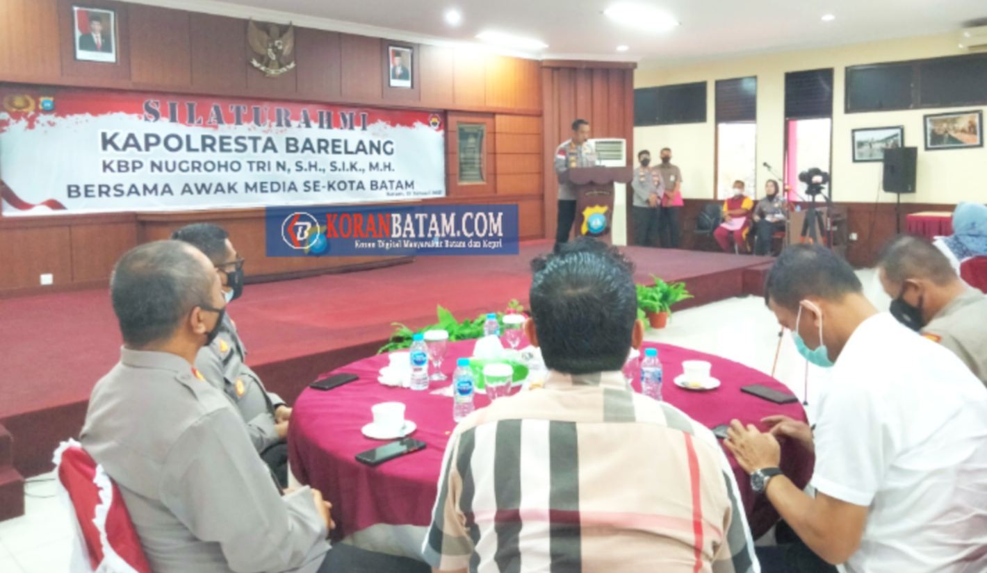 Pererat Silaturahmi, Kapolresta Nugroho Ajak Coffee Morning Wartawan se-Kota Batam