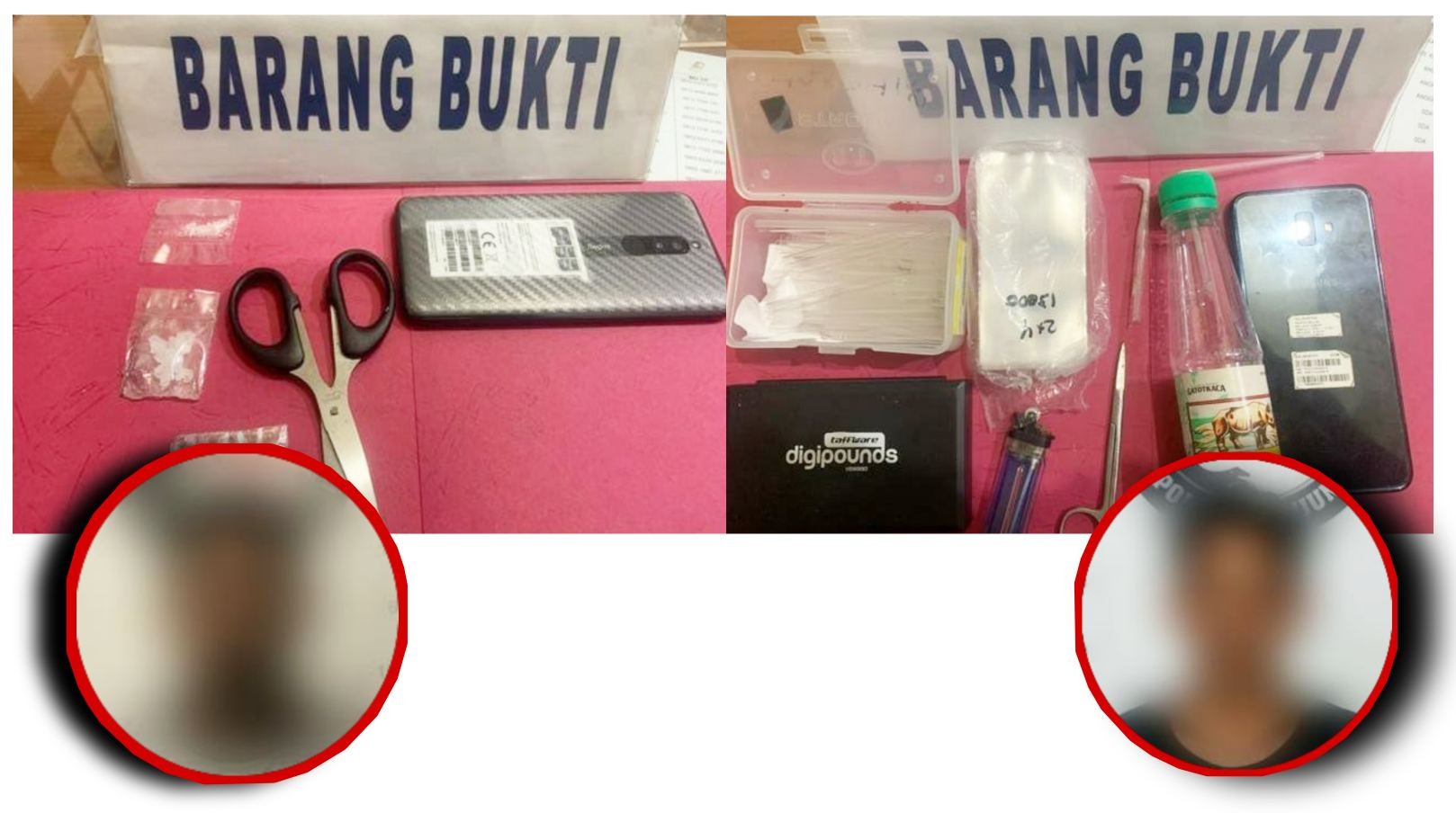 Dua Pria Pemilik Sabu di Tanjungpinang Diringkus Polisi