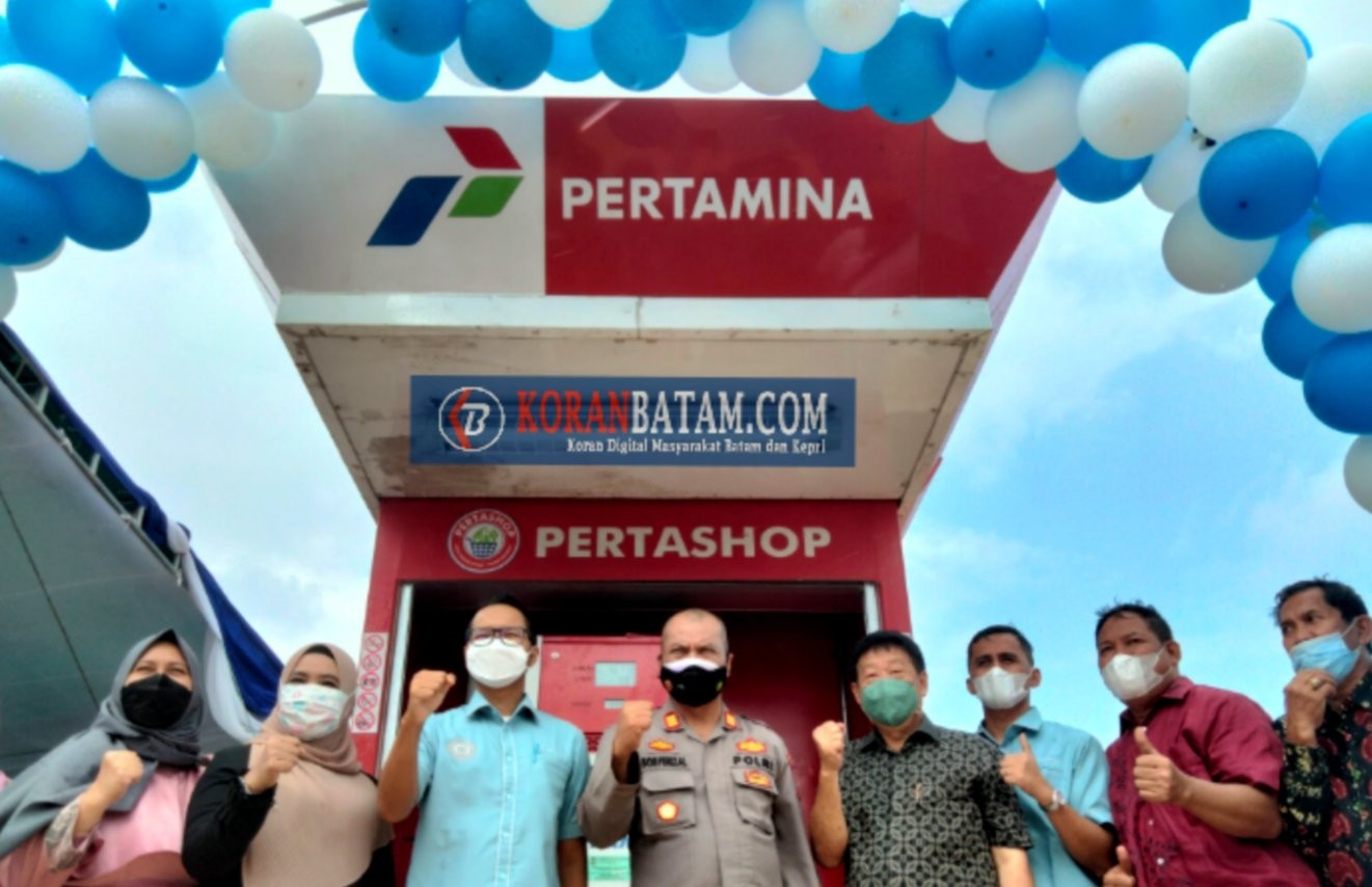 Kapolsek Sambut Baik Grand Opening Pertashop Pertamina di Bengkong