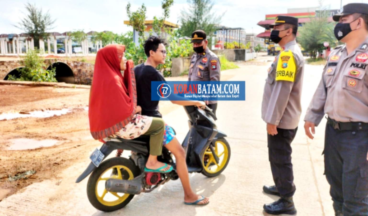30 Pengendara Roda Dua di Bengkong Terjaring Razia Program Garansi di Depan Mapolsek
