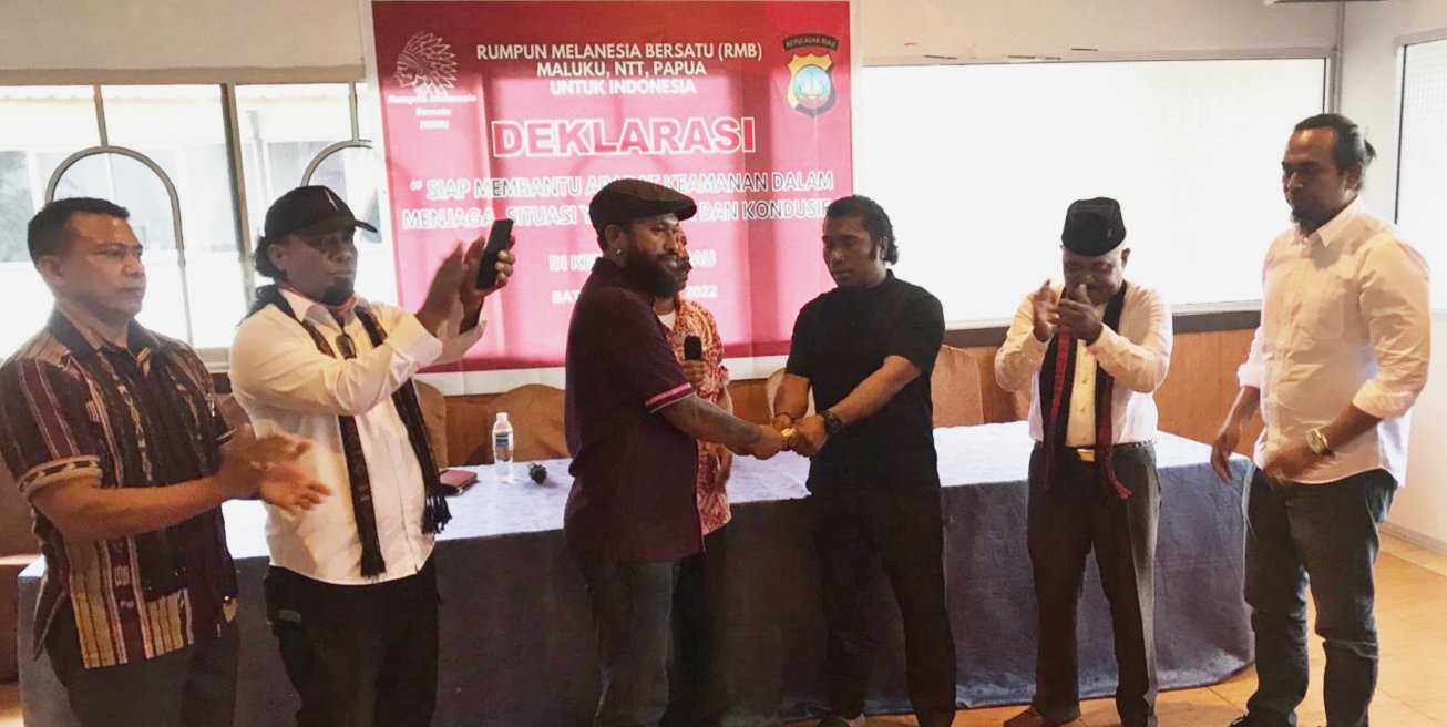 Polda Kepri Apresiasi Deklarasi Kamtibmas yang Digelar Rumpun Melanesia Bersatu