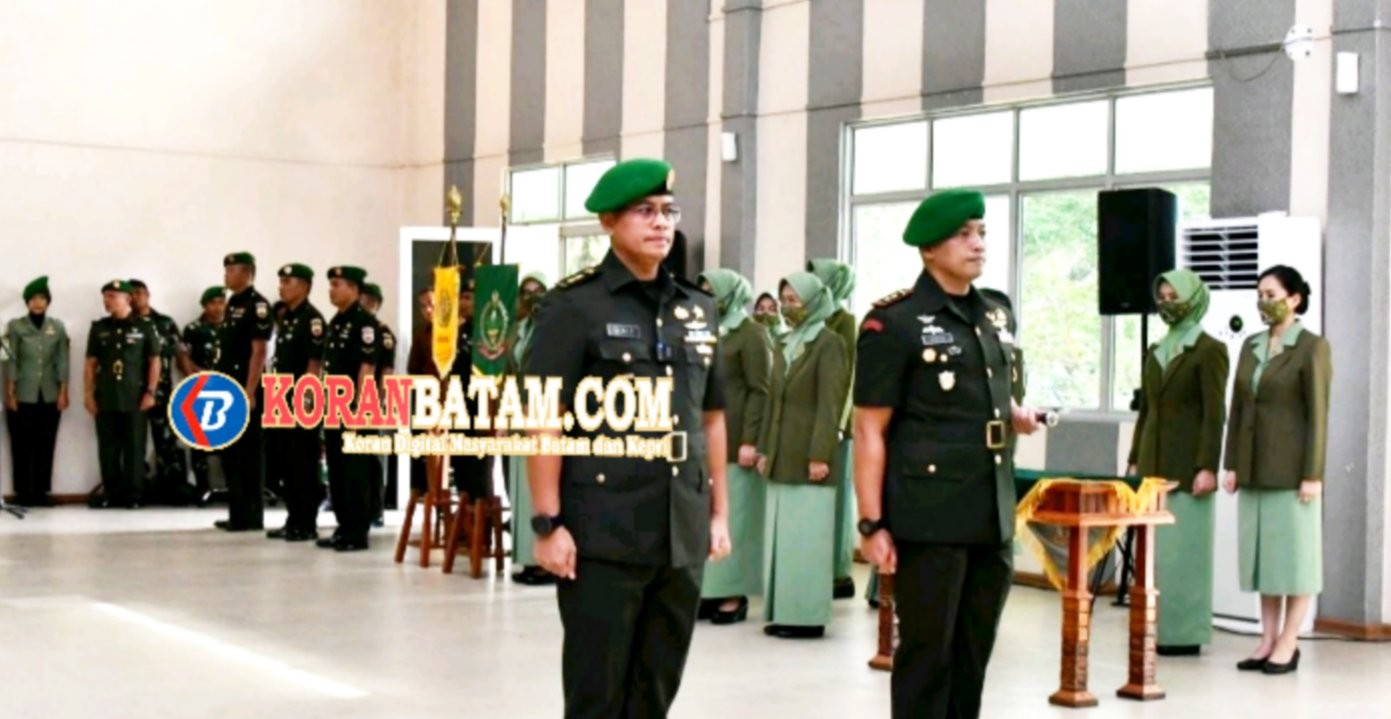 Tongkat Komando Distrik Militer 0316/Batam Berganti