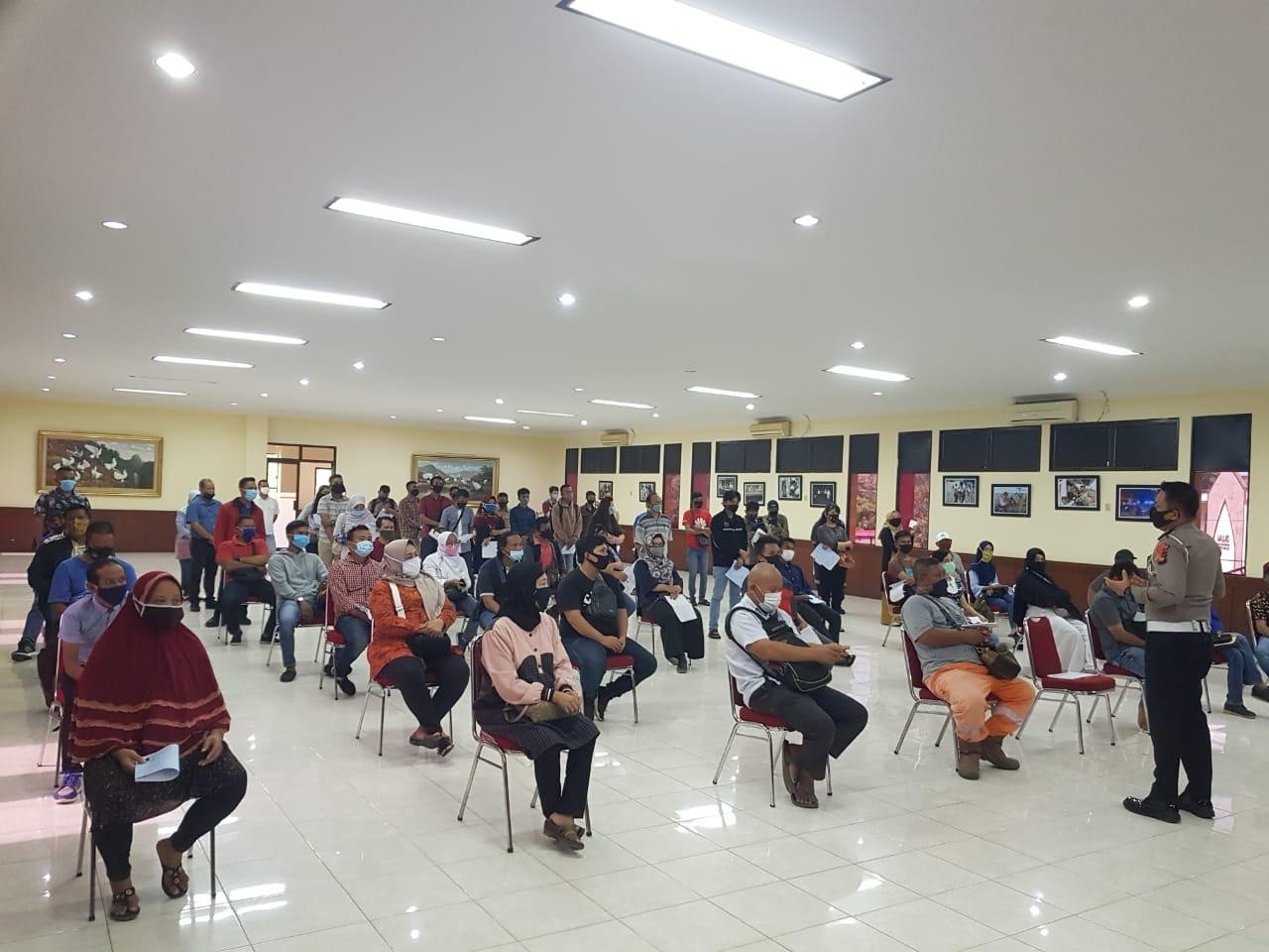 Dalam Rangka Penerapan Protokol Kesehatan, Satlantas Polresta Barelang Batasi Pemohon SIM
