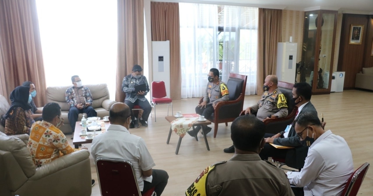 Bahas Agenda Pilkada, Polda Kepri Terima Kunjungan KPU Kepri