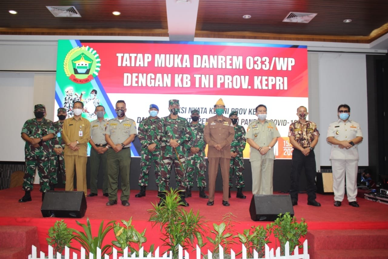 Korem 033 WP Laksanakan Komsos Kelurga Besar TNI Se-Provinsi Kepri