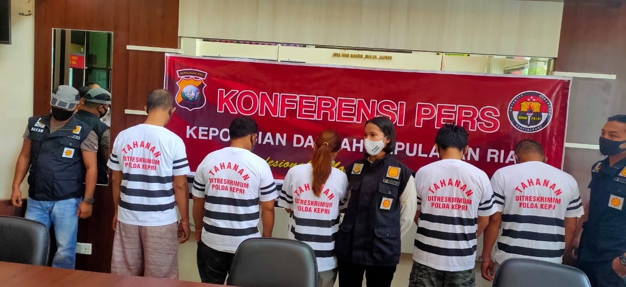Raih Untung Jutaan Rupiah, Polda Kepri Ungkap Perdagangan Orang