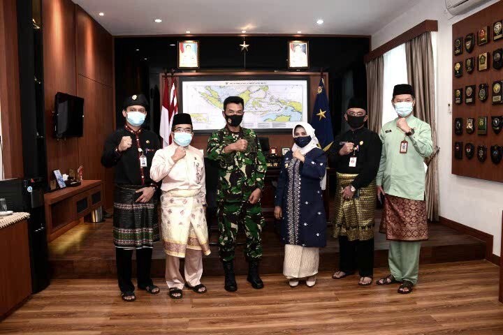 Danlantamal IV Terima Kunjungan Plt Walikota Tanjungpinang