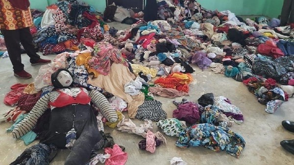 Polisi Temukan Ribuan Pakaian Dalam Wanita Dibentuk Seperti Boneka