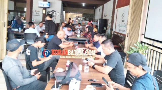 Kapolsek Bengkong Gelar Coffee Morning Bersama Wartawan di Batam