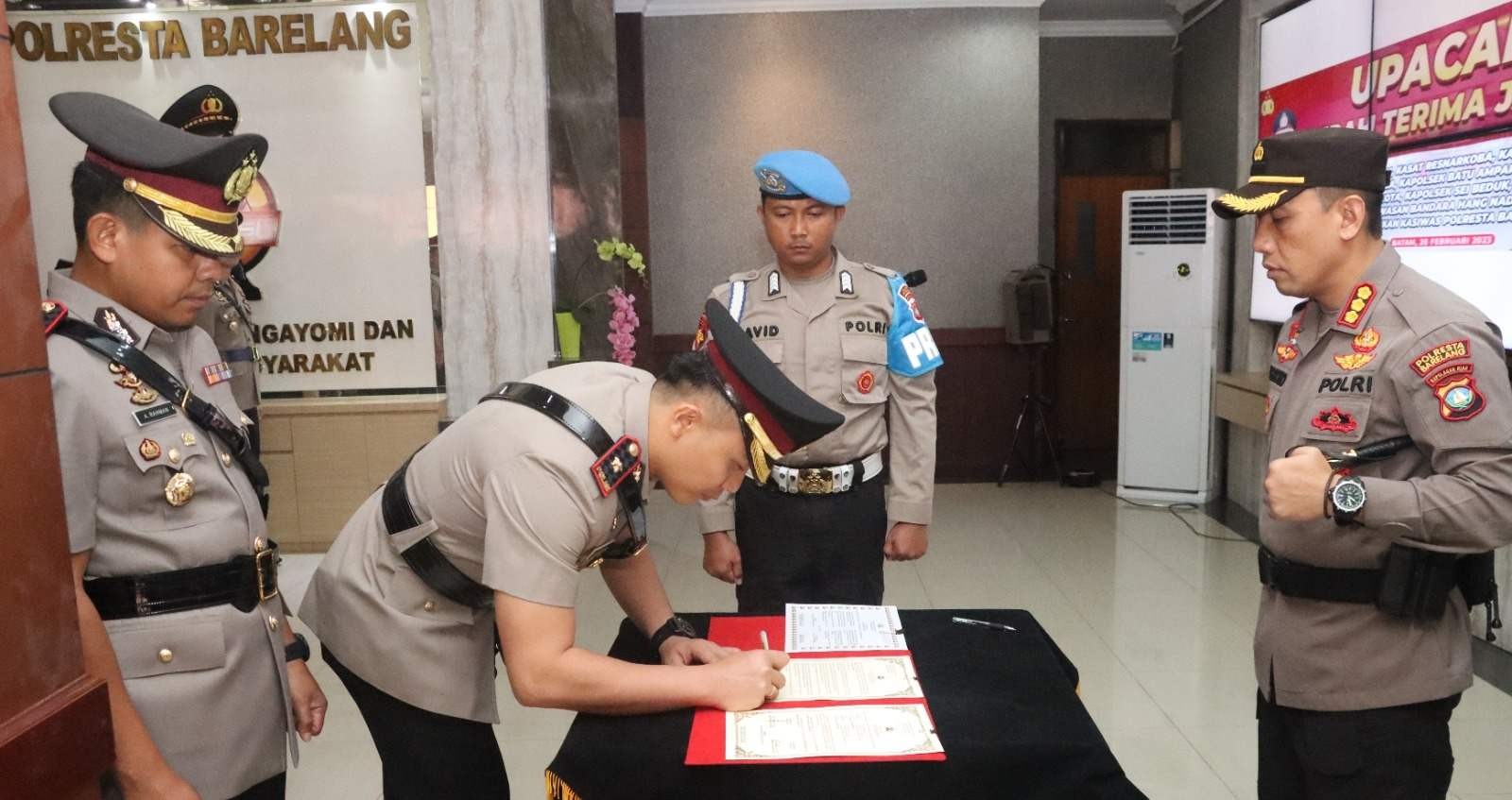 Kapolresta Barelang Pimpin Sertijab, Kompol Budi Hartono Resmi Jadi Kasat Reskrim