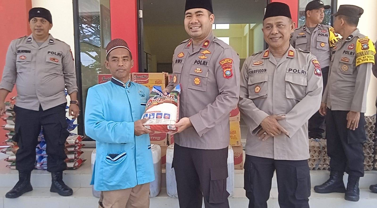 Berbagi Kebahagiaan di Bulan Ramadan, Polsek Batuampar Sebar Paket Sembako ke Panti Asuhan