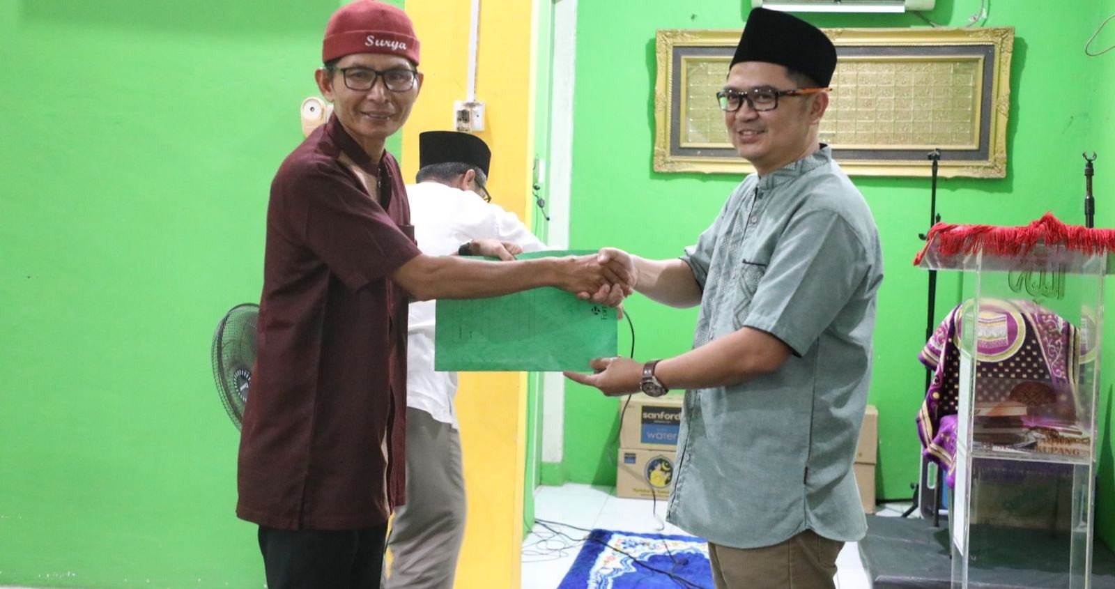 BKDI BP Batam Serahkan Bantuan ke Masjid At-Taqwa Rusunawa Sekupang