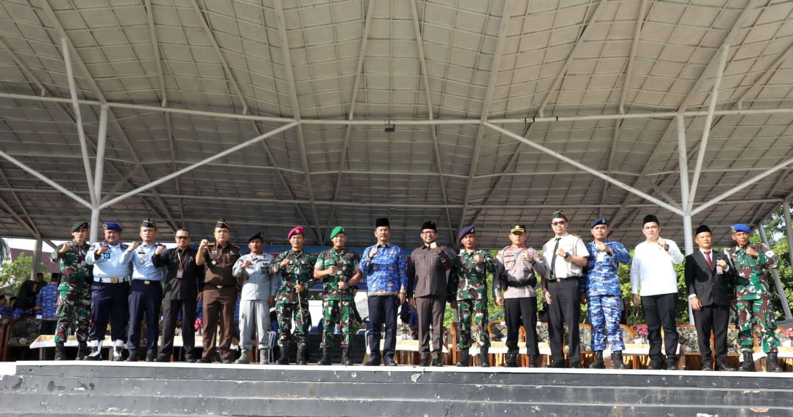 Upacara 17 Hari Bulan 2023, Muhammad Rudi Ajak Forkopimda Dukung Pembangunan Batam