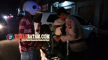 Pastikan Bengkong Batam Aman, Polisi Gelar Operasi Kejahatan Jalanan