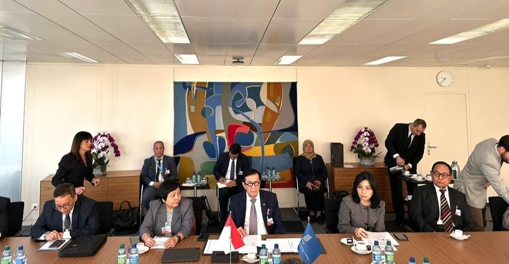 Menkumham Yasonna Hadiri Sejumlah Pertemuan Bilateral Penting pada Sidang WIPO ke-64
