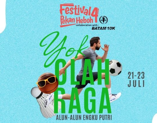 Ada Lomba Jujitsu Anak-anak dan Bazar Festival Pekan Heboh di Batam 10K