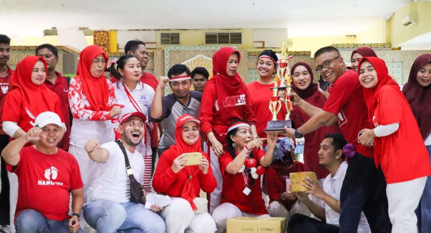 Bidang Promosi Raih Piala Bergilir pada Lomba Peringatan HUT RI di Lingkungan Disbudpar Batam