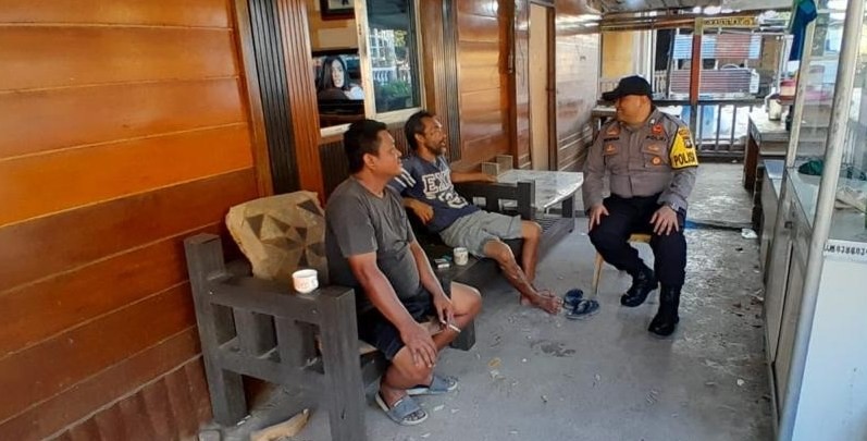 Polisi RW Bulang Rambah Masyarakat, Jaga Keamanan di Wilayah Pulau Penyangga