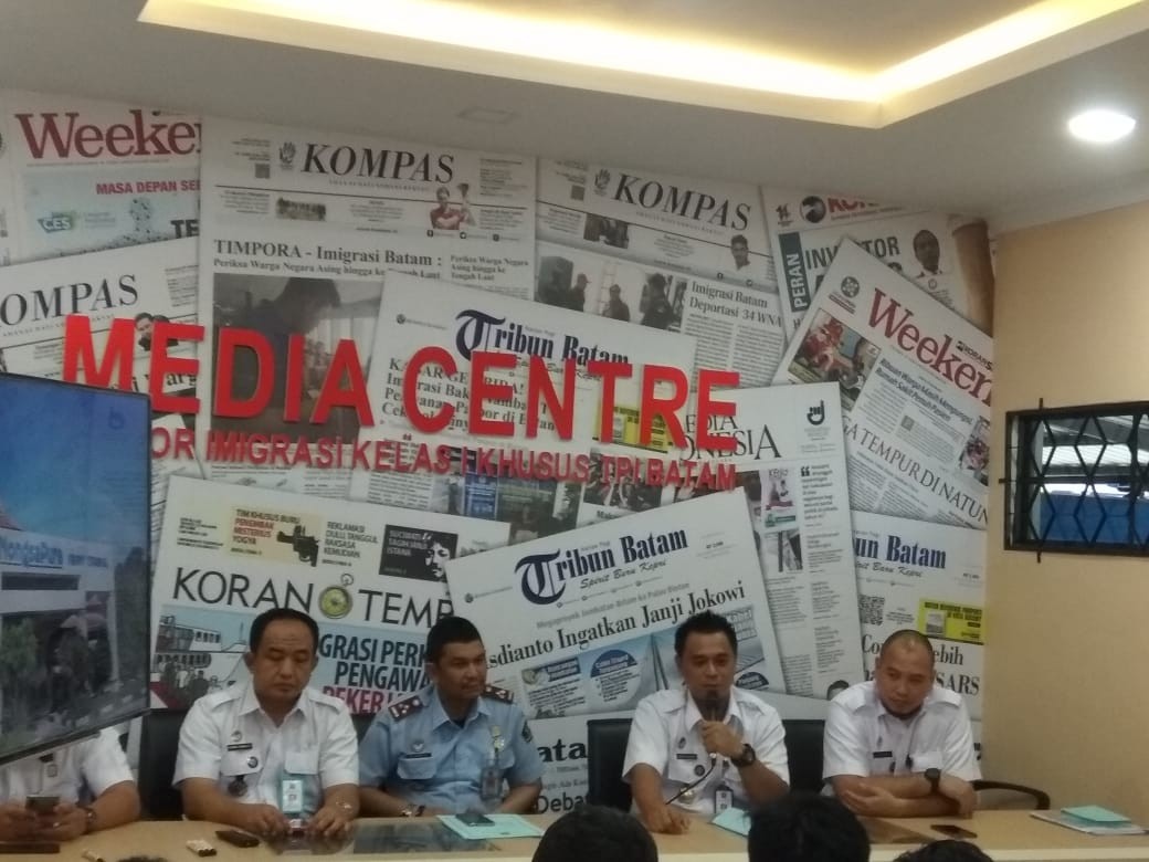 Imigrasi Batam Resmikan Ruangan Media Center