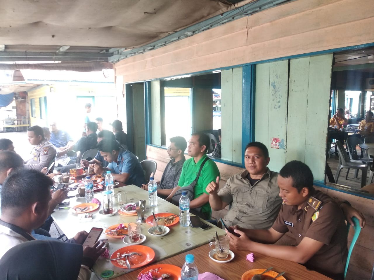 Cabjari Tarempa Tingkatkan Silaturahmi dengan Jurnalis